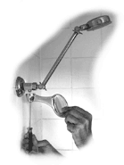Adding the Paddle to The Every Drop Shower Saver&reg; 